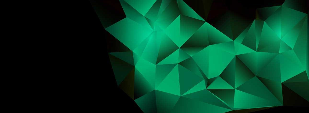 Abstract green polygonal background design symbolizing growth and sustainability.