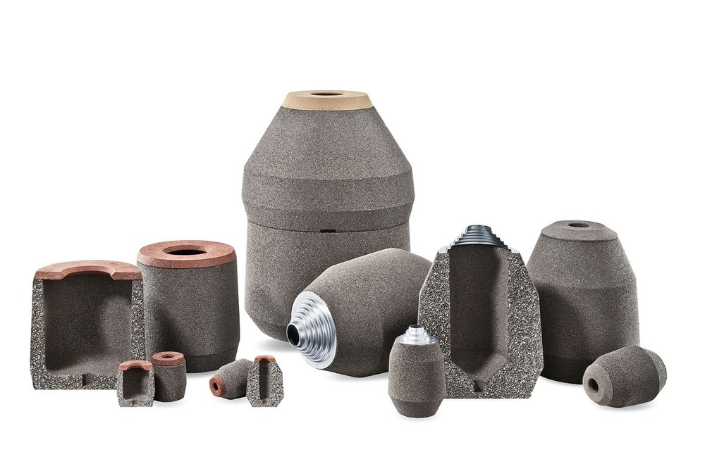 Product range of FEEDEX high strength exothermic sleeves